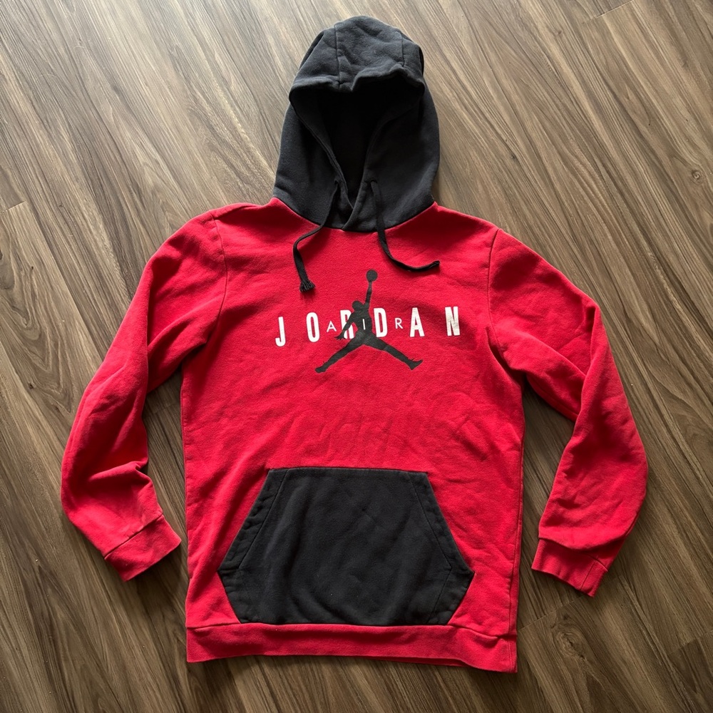 Jordan Jumpman Red & Black Retro 90s Streetwear Hoodie